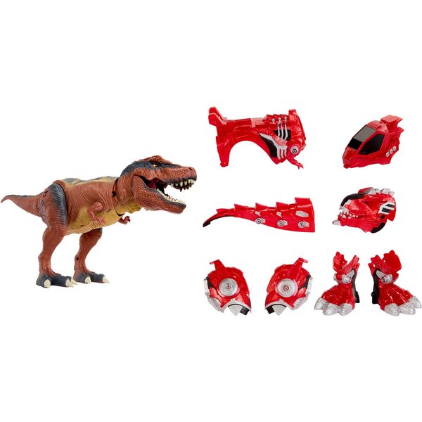 MGA ENTERTAINMENT Actionfigur Armosaurs Armor-Up Dinosaur- T-Rex - Ajax, mit Soundeffekt