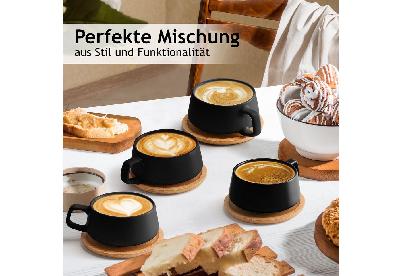 MiaMio Cappuccinotasse Cappuccino Cups (Luxe Collection) – Bild 2 von 5