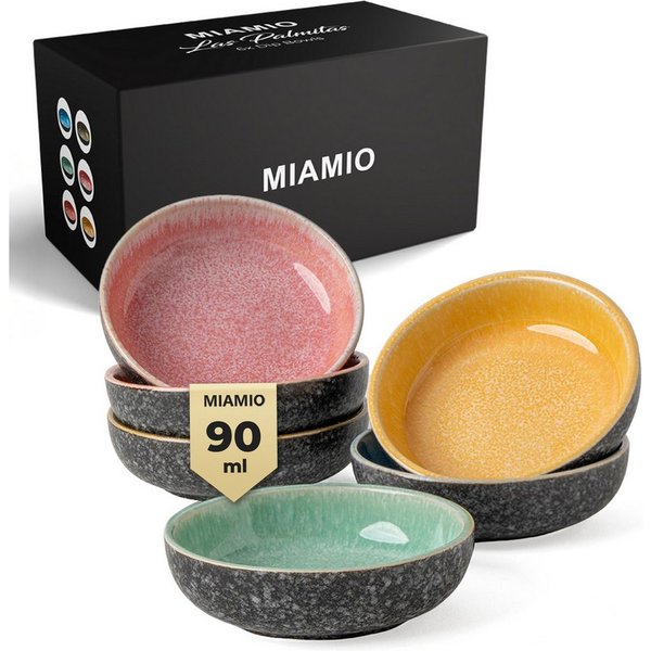 MiaMio Dipschale Las Palmitas 85 ml, Keramik, (Set, 6-tlg), 85 ml, spülmaschinengeeignet