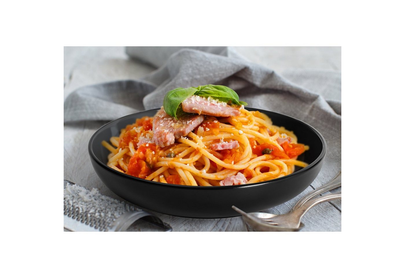 MiaMio Suppenteller Suppenteller 6er Set (900 ml), Pasta Teller, Tiefe Teller – Bild 3 von 5