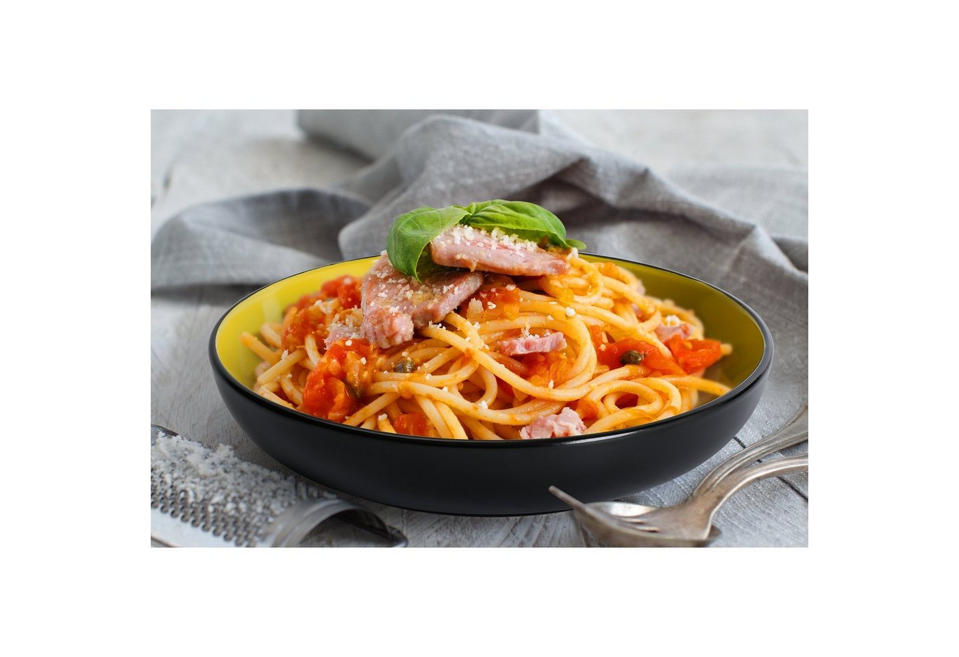 MiaMio Suppenteller Suppenteller 6er Set (900 ml), Pasta Teller, Tiefe Teller – Bild 3 von 5