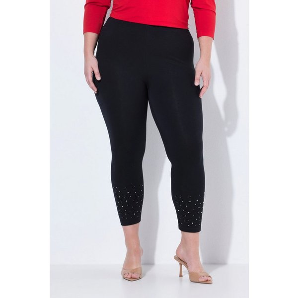 MIAMODA Leggings Leggings mit Hotfix Steinchen