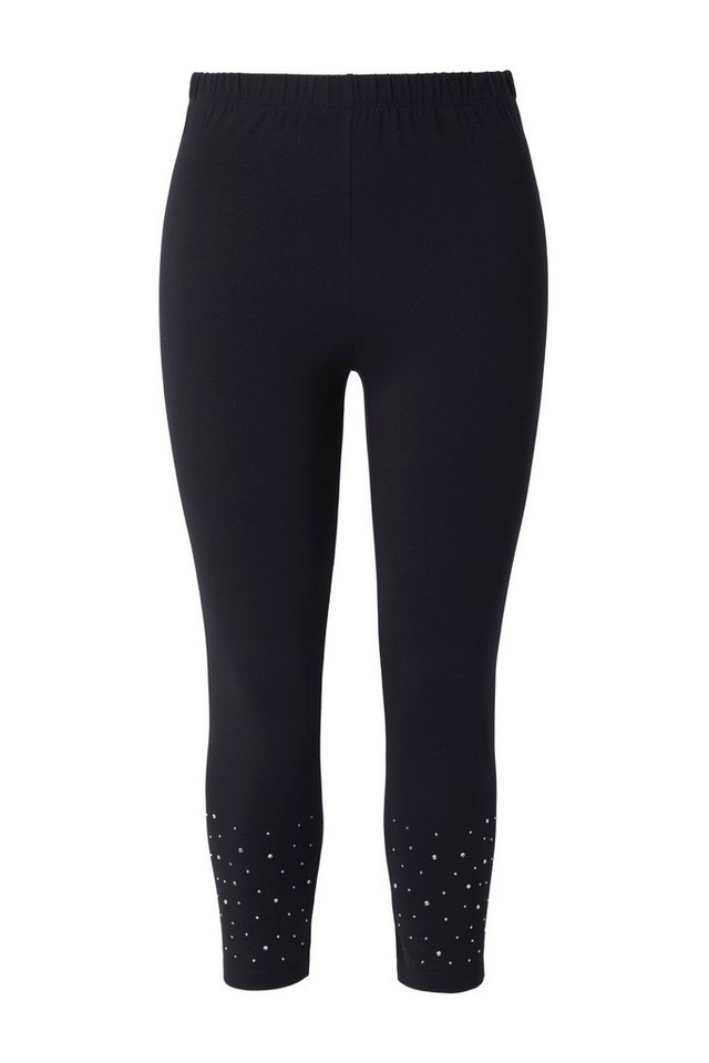 MIAMODA Leggings Leggings mit Hotfix Steinchen – Bild 2 von 3