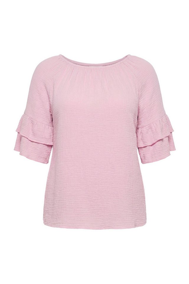 MIAMODA Longbluse Bluse A-Linie Musselin – Bild 2 von 3