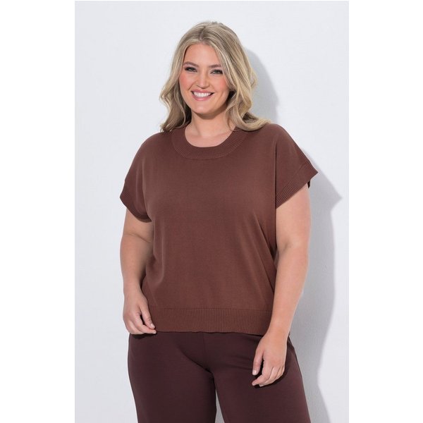 MIAMODA Pullunder Pullunder Loose Fit breite Rippbündchen