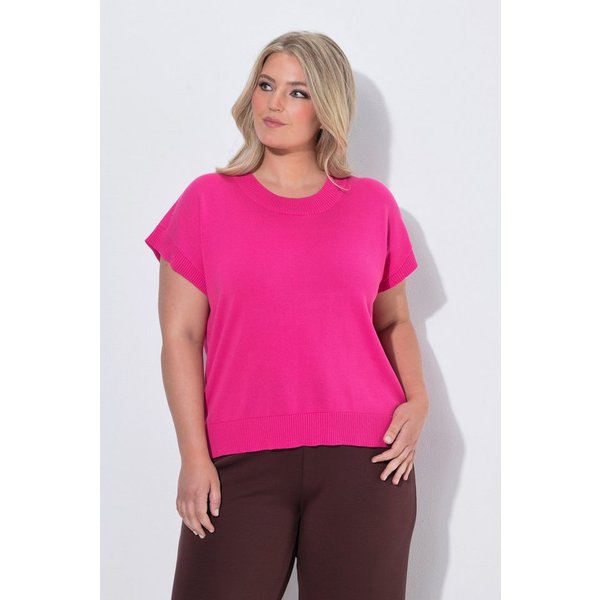 MIAMODA Pullunder Pullunder Loose Fit breite Rippbündchen