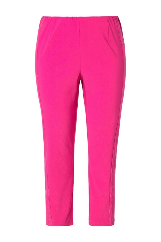 MIAMODA Schlupfhose Bengalin-Hose elastischer Slim Fit Metallic-Druck – Bild 2 von 3