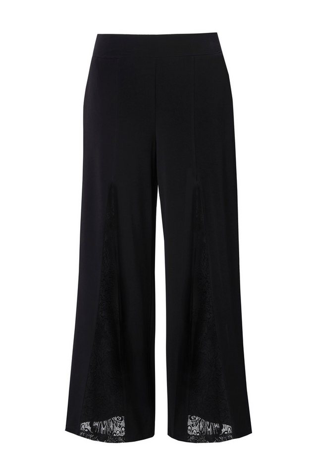 MIAMODA Schlupfhose Hose weit und gerade Spitzeneinsatz – Bild 2 von 3