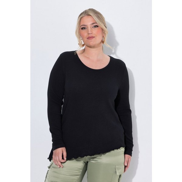 MIAMODA Strickpullover Pullover A-Linie leichter Strick