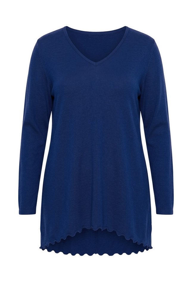 MIAMODA Strickpullover Pullover A-Linie leichter Strick Langarm – Bild 2 von 3