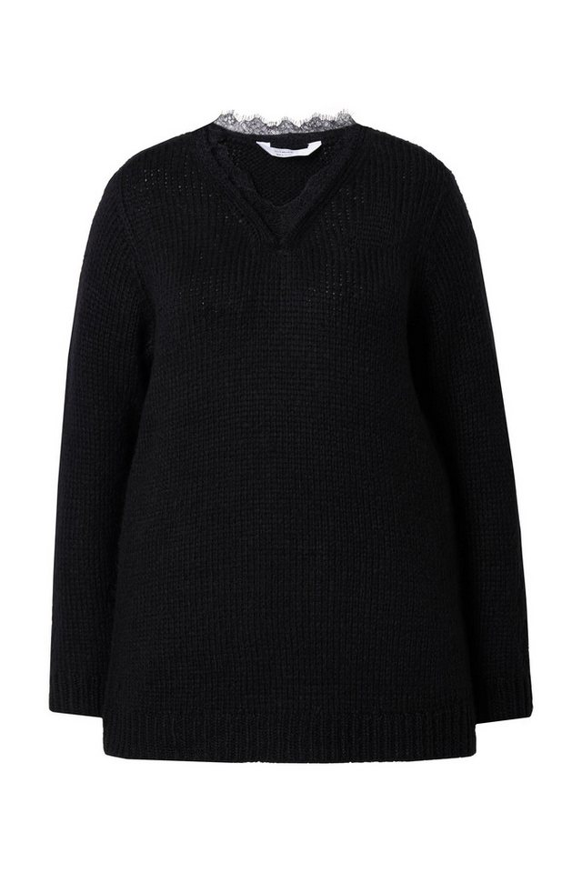 MIAMODA Strickpullover Pullover Classic Fit Grobstrick – Bild 2 von 3