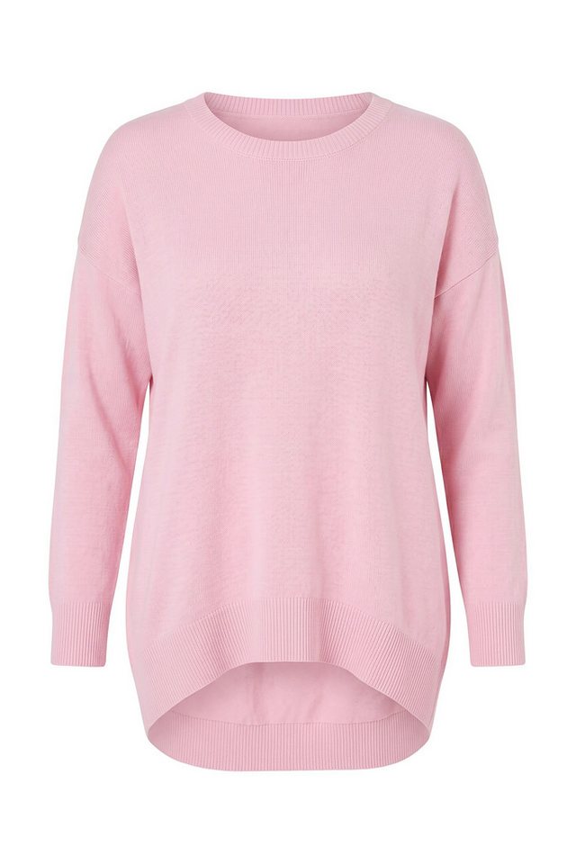 MIAMODA Strickpullover Pullover Loose Fit Rundhals Saum hinten länger. – Bild 2 von 3