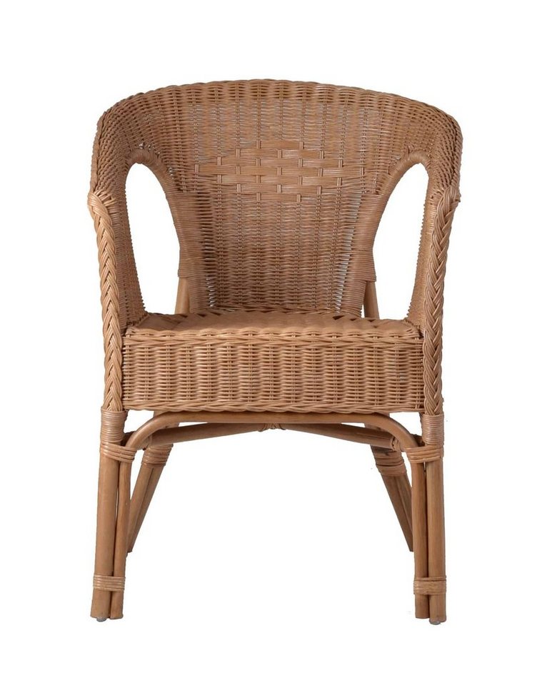 MiaMöbel Rattanstuhl Rattan, aus Rattangeflecht Honig – Bild 2 von 5