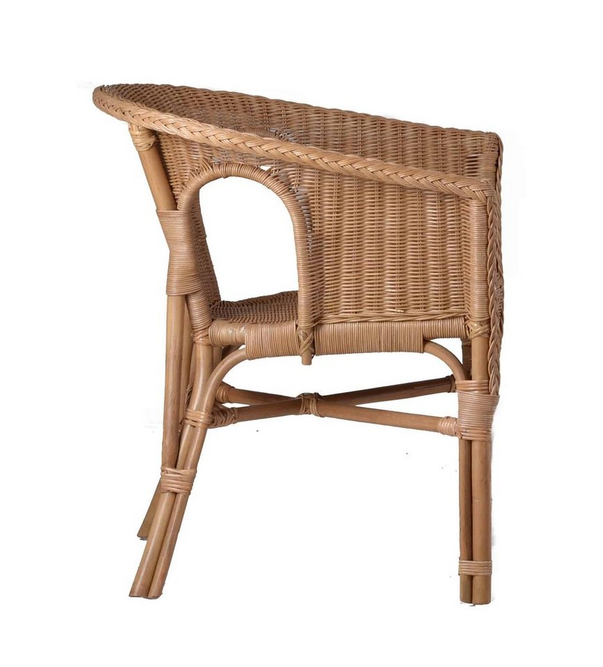 MiaMöbel Rattanstuhl Rattan, aus Rattangeflecht Honig – Bild 3 von 5