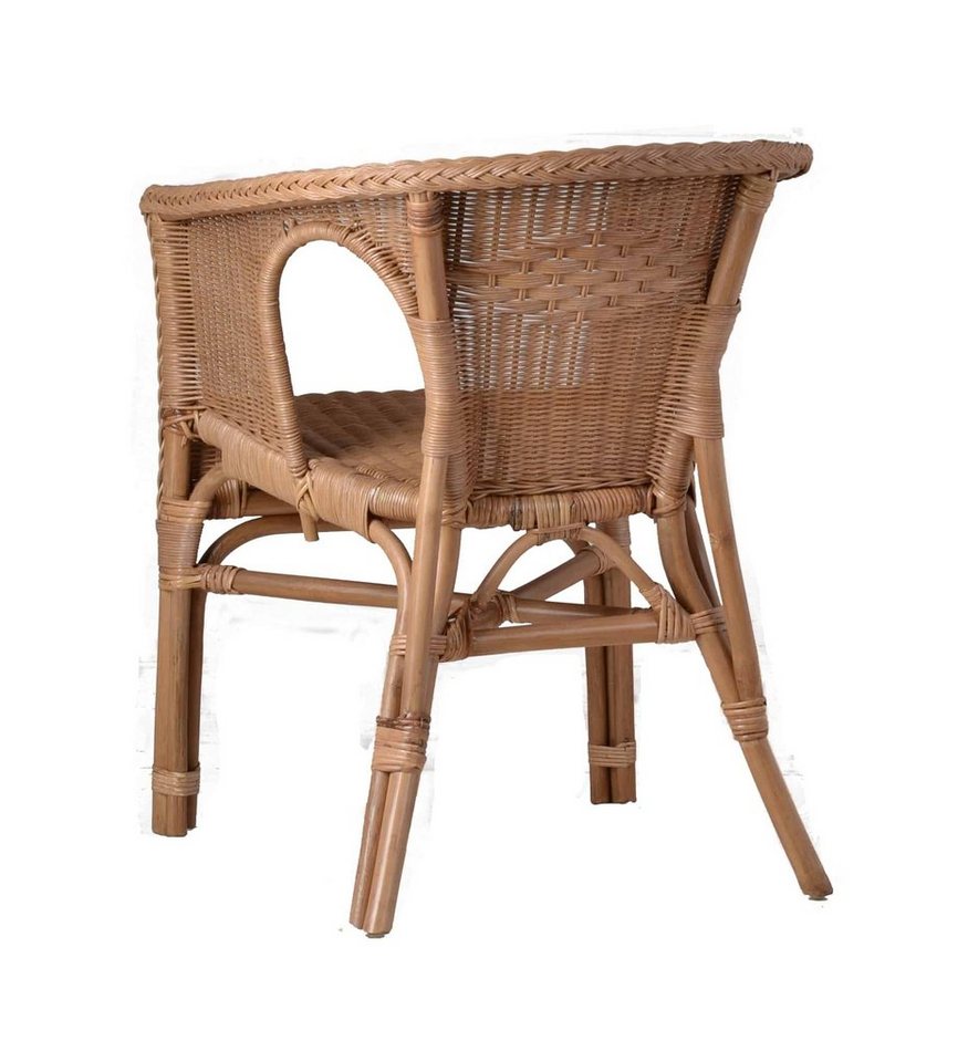 MiaMöbel Rattanstuhl Rattan, aus Rattangeflecht Honig – Bild 4 von 5