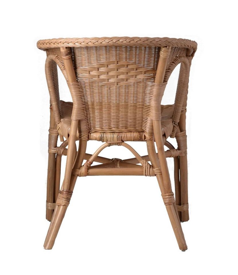 MiaMöbel Rattanstuhl Rattan, aus Rattangeflecht Honig – Bild 5 von 5