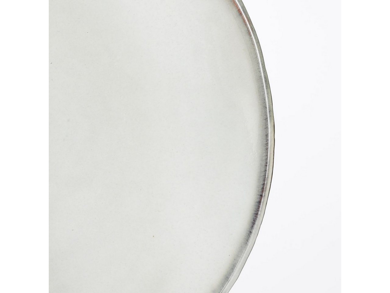 Mica Decorations Servierplatte Mica Platte Tabo grau, 31 x 18 x 3 cm, Keramik – Bild 3 von 5