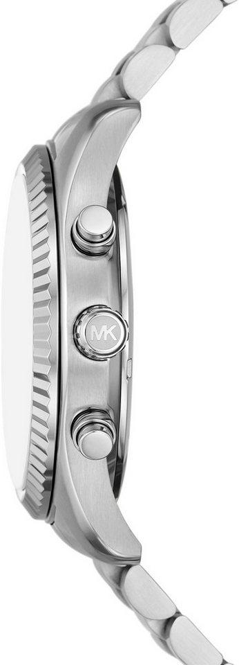 MICHAEL KORS Chronograph LEXINGTON MK1091SET, (Set, 2-tlg., mit Kartenmäppchen), Quarzuhr, Armbanduhr, Herrenuhr, Edelstahlarmband – Bild 2 von 5
