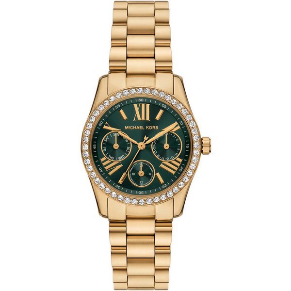 MICHAEL KORS Quarzuhr Lexington MK4924, Armbanduhr, Damenuhr, Edelstahlarmband, analog, Tag, Wochentag
