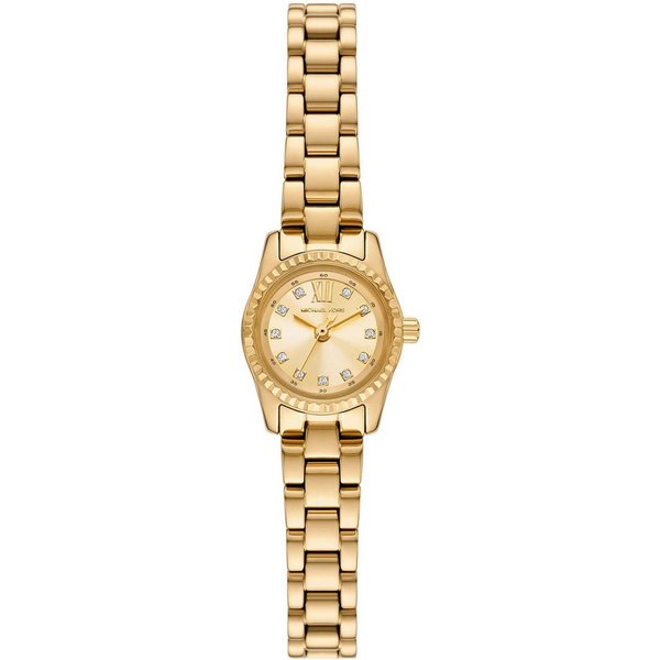 MICHAEL KORS Quarzuhr MICRO PETITE LEXINGTON MK4862, Armbanduhr, Damenuhr, Edelstahlarmband, analog, Glassteine