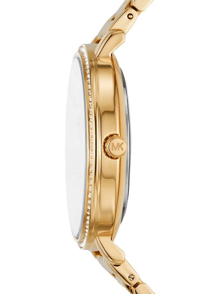 MICHAEL KORS Quarzuhr PYPER MK4916, Armbanduhr, Damenuhr, Edelstahlarmband, analog, Glassteine – Bild 2 von 4