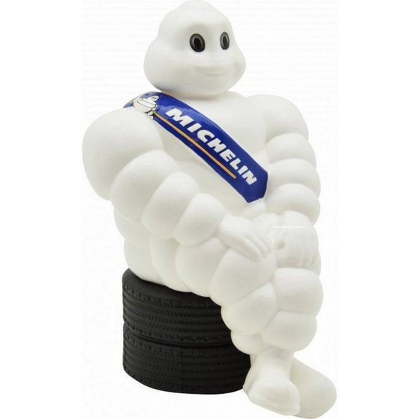 Michelin Dekofigur Männchen 19 cm Figur Mann sitzend Reifenstapel Maskottchen