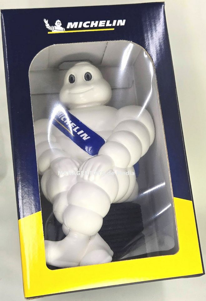 Michelin Dekofigur Männchen 19 cm Figur Mann sitzend Reifenstapel Maskottchen – Bild 3 von 5