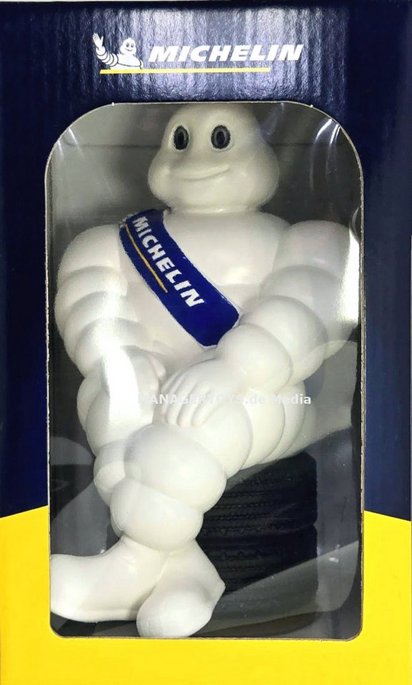 Michelin Dekofigur Männchen 19 cm Figur Mann sitzend Reifenstapel Maskottchen – Bild 4 von 5