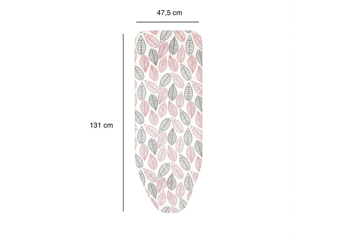 Michelino Bügelbrettbezug, 100% Baumwolle, mit Kordelzug, 131 x 47,5 cm – Bild 5 von 5