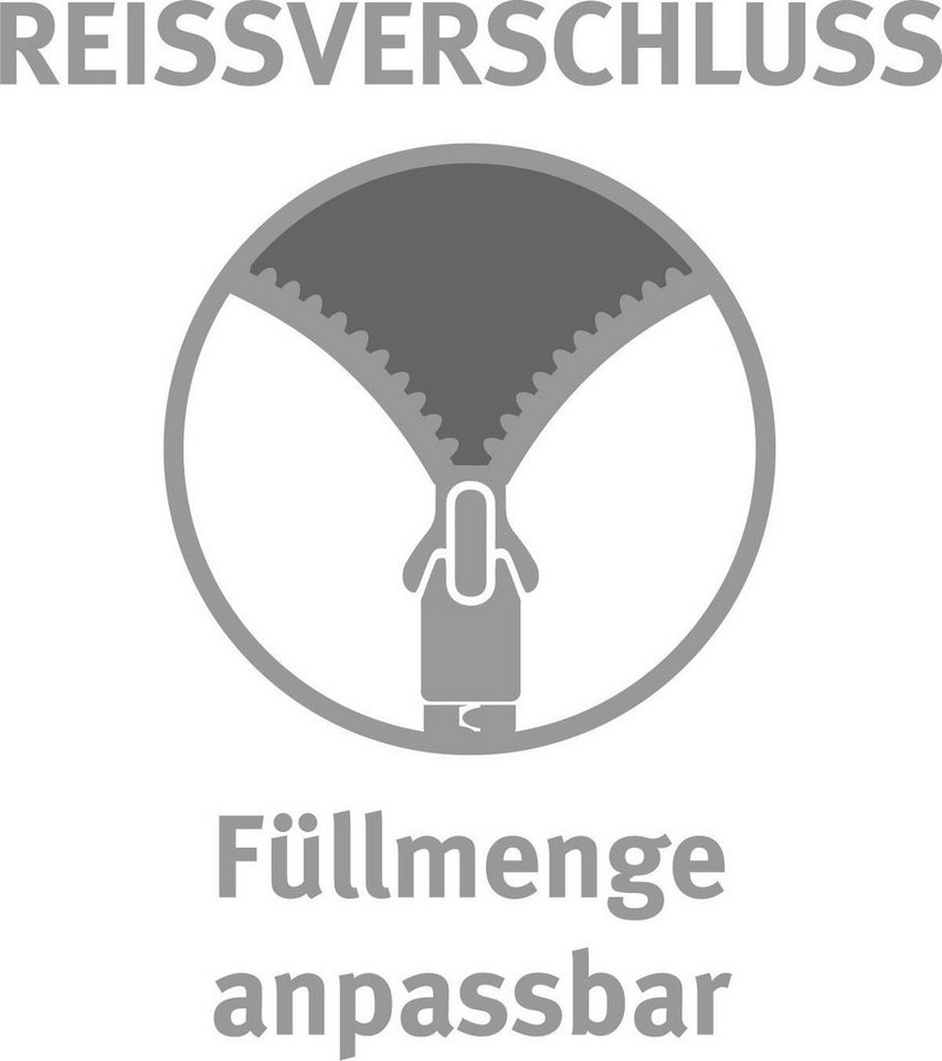 Paradies Microfaserbettdecke Paradies Kopfkissen SOFTY TIP BL 40x60 cm weiß Daunenkissen – Bild 3 von 5