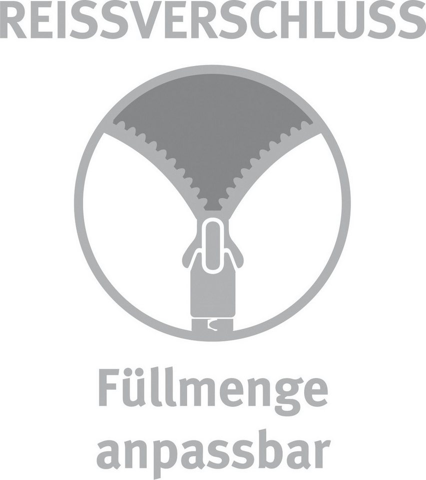 Paradies Microfaserbettdecke Paradies Kopfkissen SOFTY TIP BL 40x60 cm weiß Daunenkissen – Bild 5 von 5