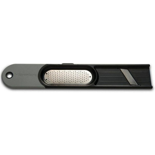Microplane Ingwerreibe Ingwerreibe 27 cm schwarz, Edelstahl, (1-St), Ingwerreibe, 27,70cm, Edelstahl, schwarz