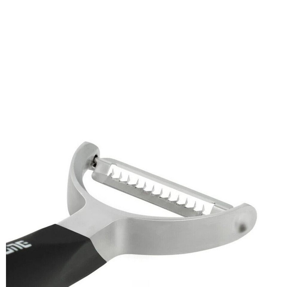 Microplane Julienneschneider Profi Y Schäler Julienne Speciality schwarz, (1-tlg), Profi Y Schäler Julienne Speciality schwarz, Edelstahl, schwarz – Bild 2 von 4