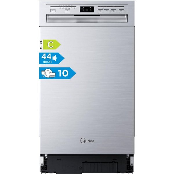 Midea Unterbaugeschirrspüler MDWEU1036WSS, 8,5 l, 10 Maßgedecke