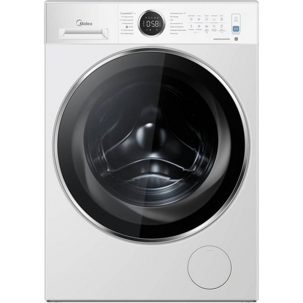 Midea Waschmaschine MF205 MF25EW100WBA30, 10 kg, 1350 U/min