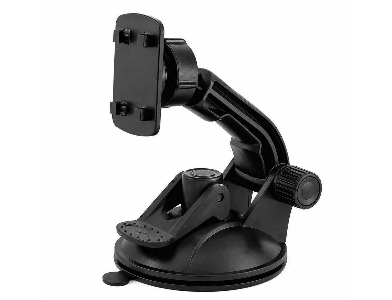 MidGard Navigationsgeräte-Halterung 4-Krallen Armaturenbrett / Windschutzscheibe Autohalterung für Navi, (für Navigon, Falk, Becker, Garmin, NavGear, Medion, To – Bild 3 von 5