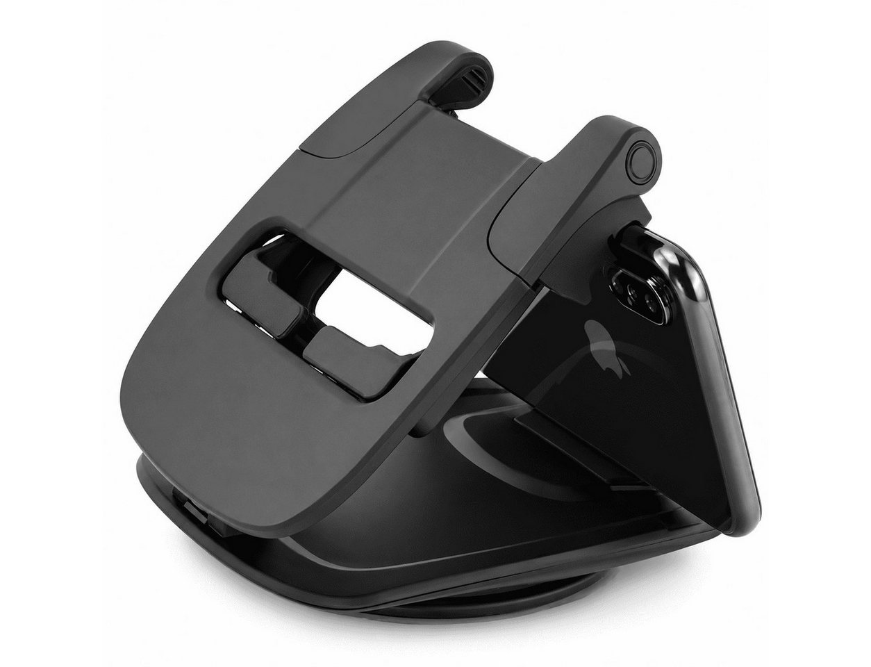 MidGard Smartphone-Halterung Cockpit Handyhalterung Armaturenbrett Autohalterung Smartphones Navi, (bis 6.5 Zoll, rutschfest ohne Saugnapf, drehbar um 360 Grad) – Bild 5 von 5