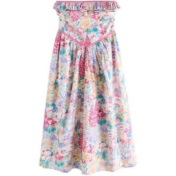 LAURA ASHLEY Midikleid Laura Ashley Everingham Meadow Bardot-Midikleid (1-tlg)