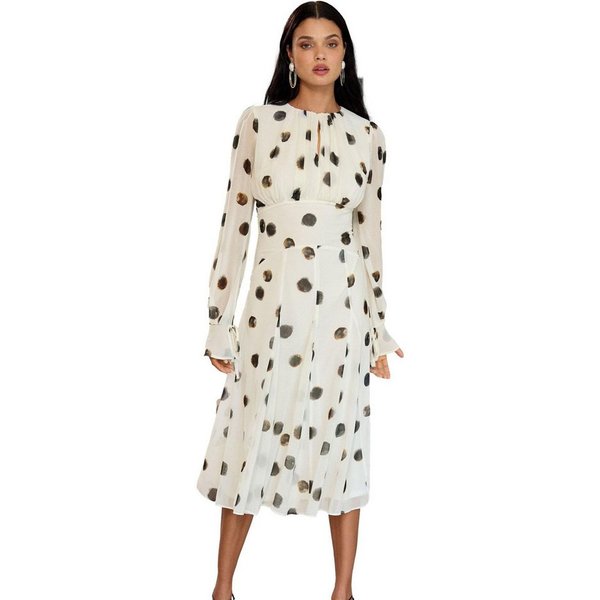 LIPSY Midikleid Lipsy Midikleid mit langen Ärmeln, Regular (1-tlg)