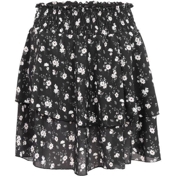 CLOUD 5IVE Midirock CLOUD 5IVE Tiered Mini Skirt (1-tlg)