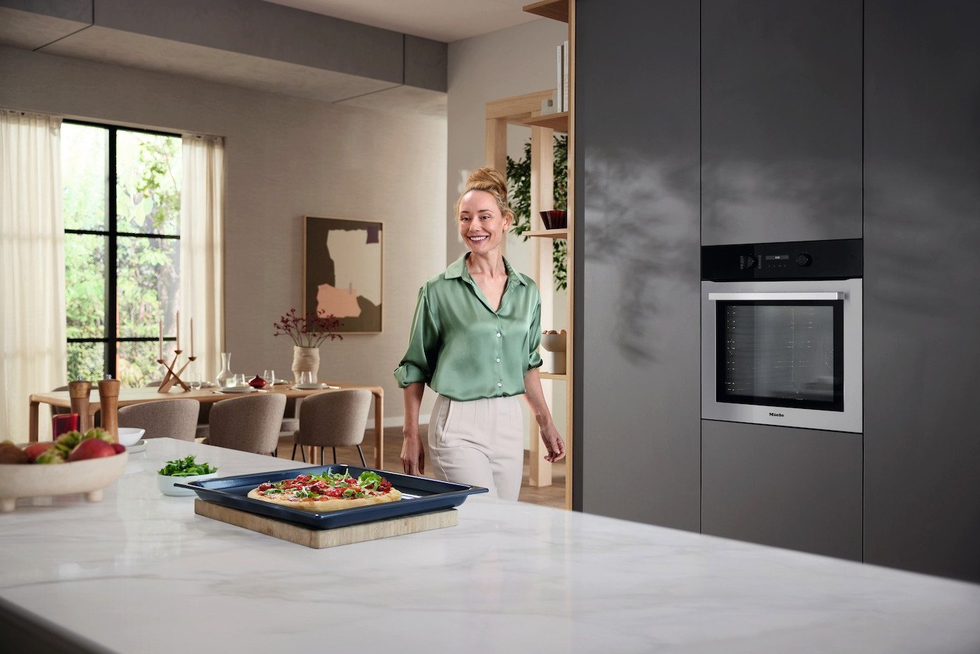 Miele Pyrolyse Backofen H 2000 H 2761 BP, mit Vollauszug, Pyrolyse-Selbstreinigung, Geringster Reinigungsaufwand dank Pyrolyse sowie per WLAN vernetzbar – Bild 3 von 5