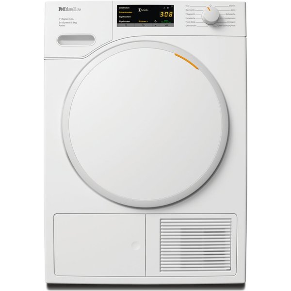 Miele Wärmepumpentrockner TSA523WP 8kg Active, Getestet auf 20 Jahre perfekte Wäschepflege, 25 Jahre Motorgarantie