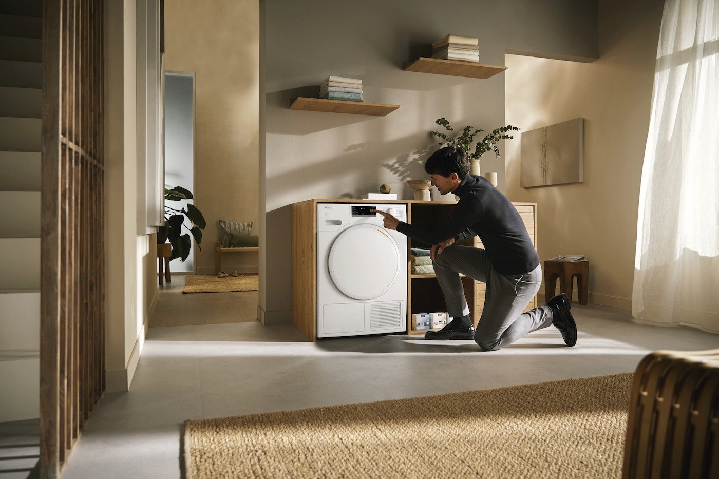 Miele Wärmepumpentrockner TSA523WP 8kg Active, Getestet auf 20 Jahre perfekte Wäschepflege, 25 Jahre Motorgarantie – Bild 4 von 5