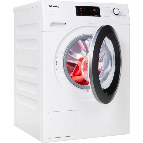 Miele Waschmaschine WDD131 WPS GuideLine, 8 kg, 1400 U/min, GuideLine für Menschen mit Sehbehinderung, 25 Jahre Motorgarantie