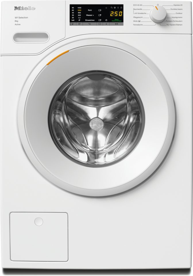 Miele Waschmaschine WSA123 WCS 8kg Active, 8 kg, 1400 U/min, Getestet auf 20 Jahre perfekte Wäschepflege, 25 Jahre Motorgarantie – Bild 2 von 5