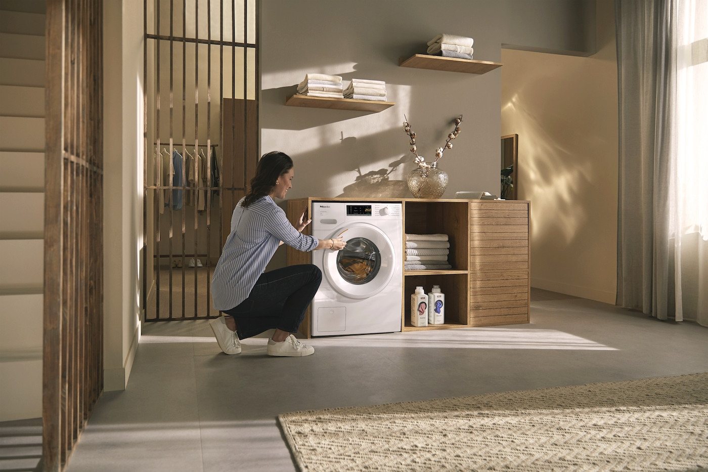 Miele Waschmaschine WSA123 WCS 8kg Active, 8 kg, 1400 U/min, Getestet auf 20 Jahre perfekte Wäschepflege, 25 Jahre Motorgarantie – Bild 5 von 5