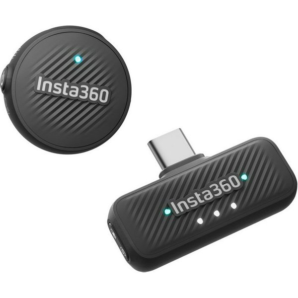 Insta360 Mikrofon Insta360 Mic Air (1 TX + 1 RX), Rauschunterdrückung, 300 m Reichweite