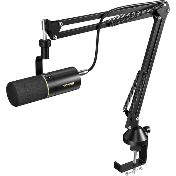 TONOR Mikrofon TONOR TD510+ Professionelles Gesangsmikrofon mit Mikrofonarm