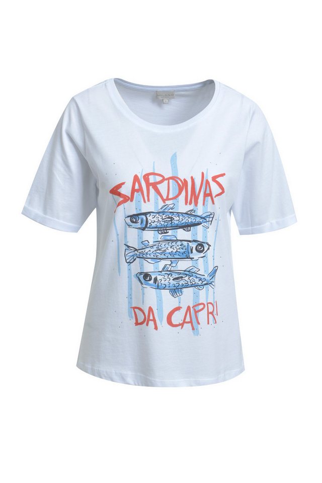 Milano Italy Rundhalsshirt aus Baumwolle – Bild 2 von 5
