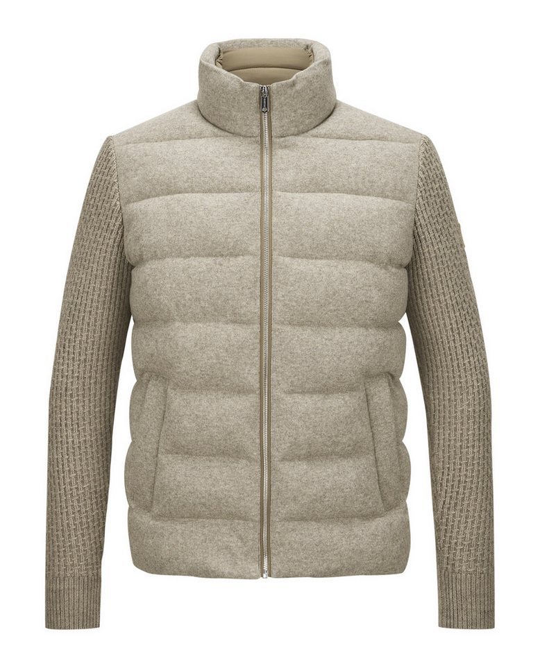 MILESTONE Hybridjacke MSChester Steppjacke mit Strickelementen in Jersey Qualität aus Wollmischung – Bild 5 von 5